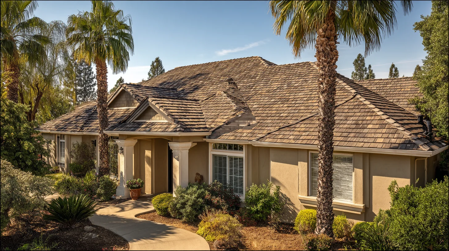 Ultra realistic photograph of a residential home