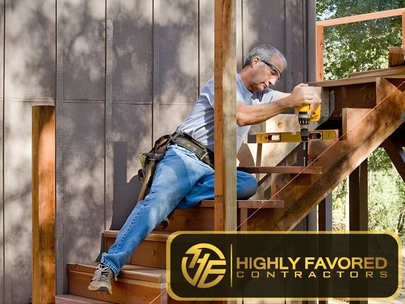 deck repair construction installation process ca