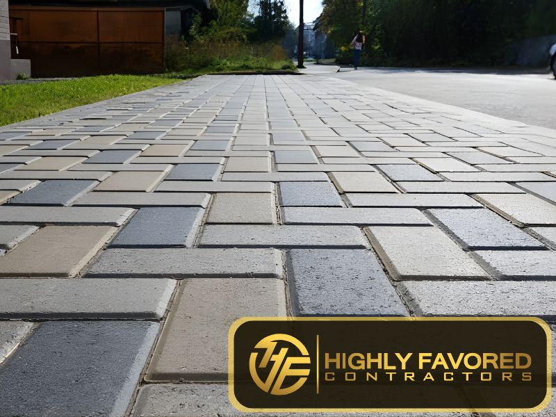 stamped concrete commercial project ca