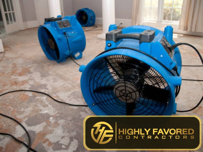 water damage restoration completed work ca