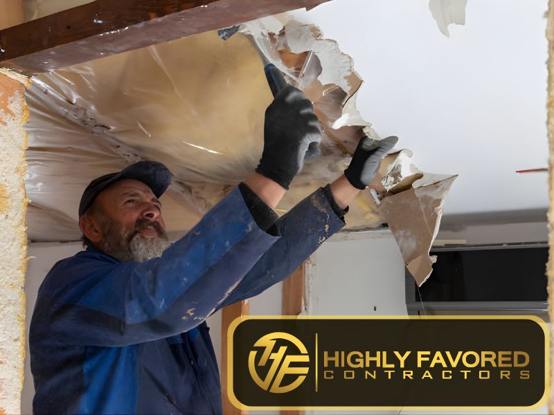 water damage restoration exterior work ca