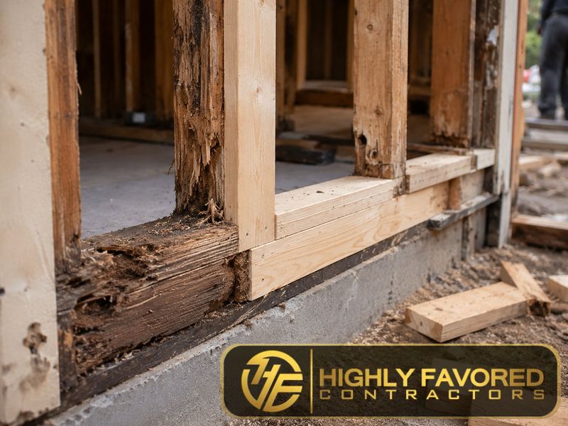 window frame dry rot repair tracy